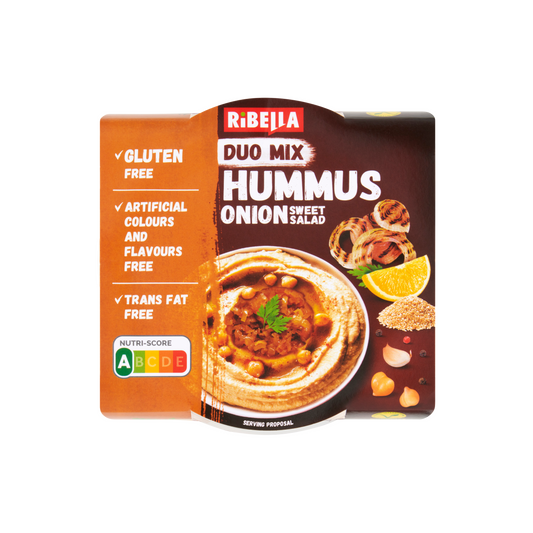 RiBella Hummus csicseriborsó krém karamellizált hagyma 200 g