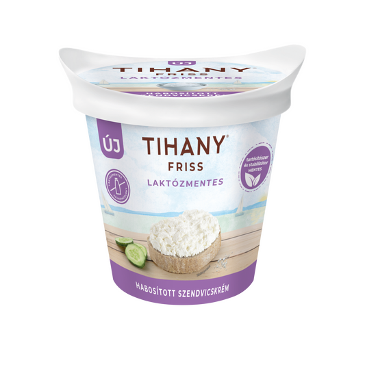 Tihany Friss laktózmentes habosított szendvicskrém 140 g