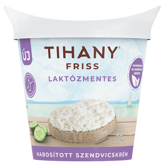 Tihany Friss laktózmentes habosított szendvicskrém 140 g