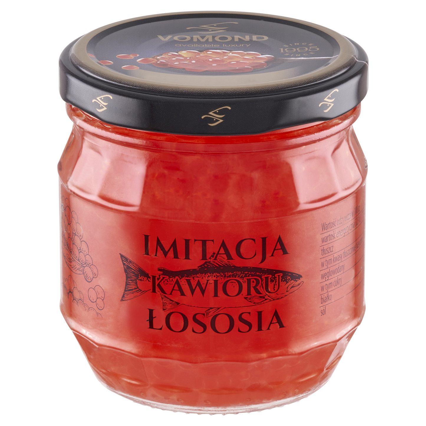 Vomond alginát gyöngyök lazac ikra ízű hal készítmény 200 g