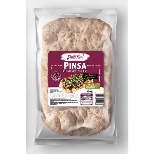 Pantastico! Pinsa teljes kiőrlésű félkészre sütött pizza alap 230 g