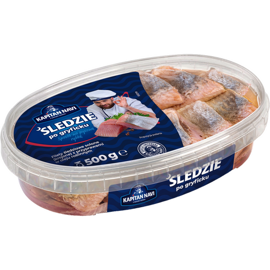 Kapitan Navi Heringfilé Gryficki módra 500g