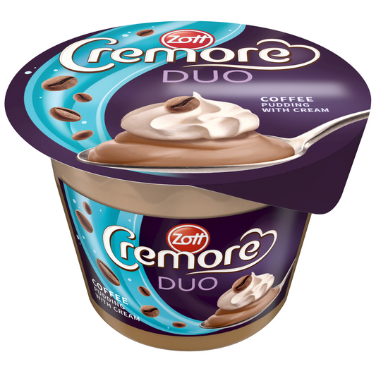 Zott Cremore Duo kávés desszert kávé ízű tejszínhabbal 190 g