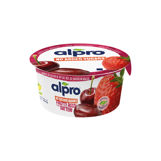 Alpro fermentált szójakészítmény eperrel, cseresznyével, datolyával 135 g