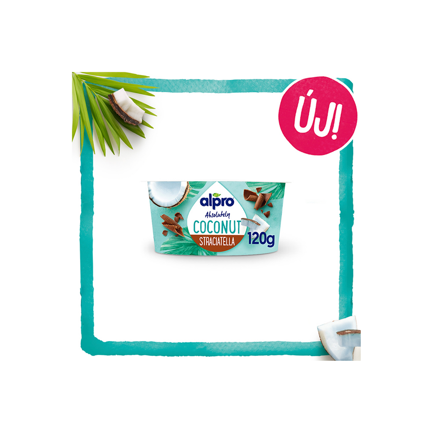 Alpro fermentált kókuszkészítmény csokoládédarabokkal 120 g