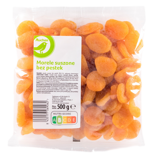 Auchan Tipp aszalt sárgabarack 500 g