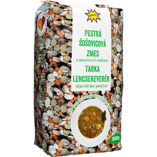 Tarka lencsekeverék teljes kiőrlésű pehellyel 500 g