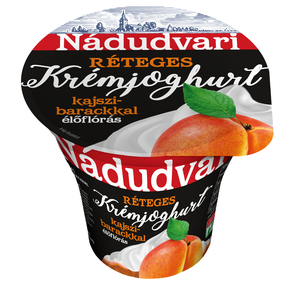 Nádudvari réteges élőflórás krémjoghurt kajszibarackkal 180 g