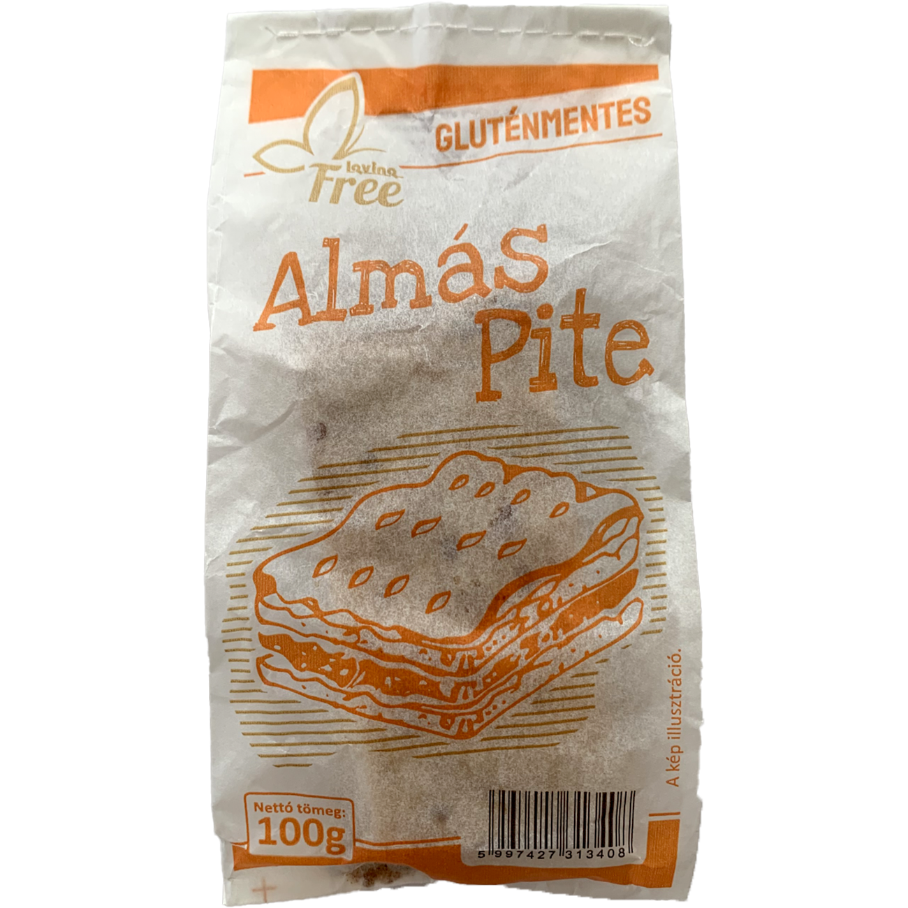 Gluténmentes Almás Pite 100g