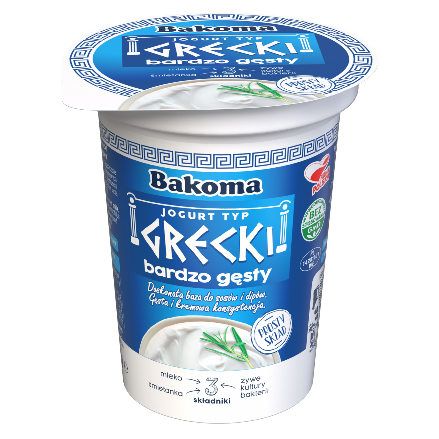 Bakoma Greek natúr joghurt 400 g