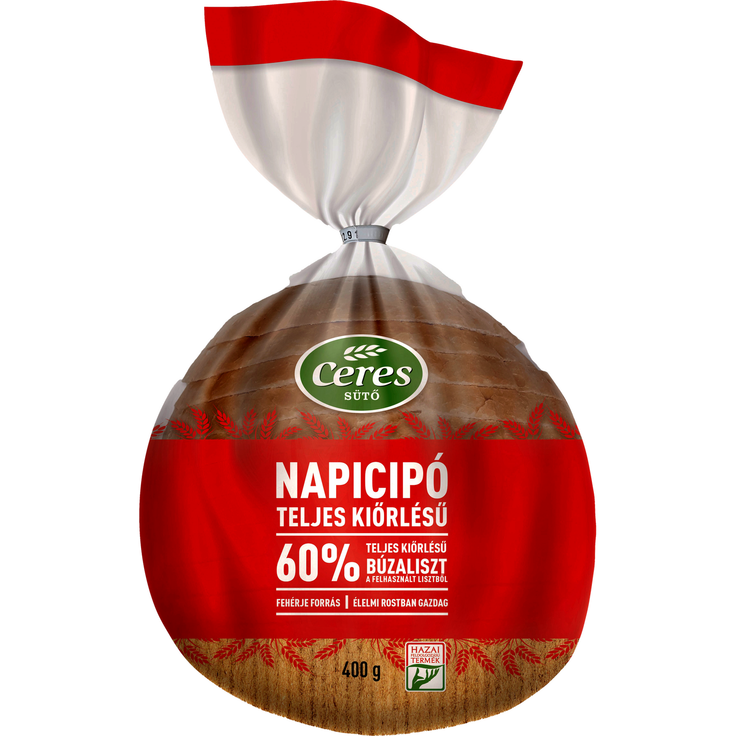 Ceres Napicipó teljes kiőrlésű kenyér 400 g