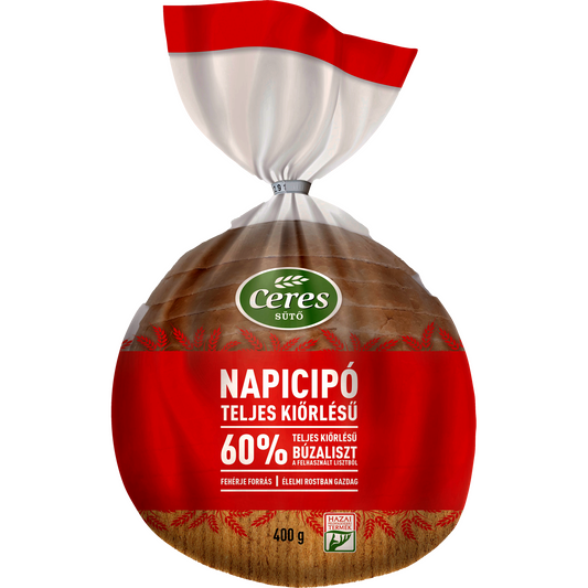 Ceres Napicipó teljes kiőrlésű kenyér 400 g