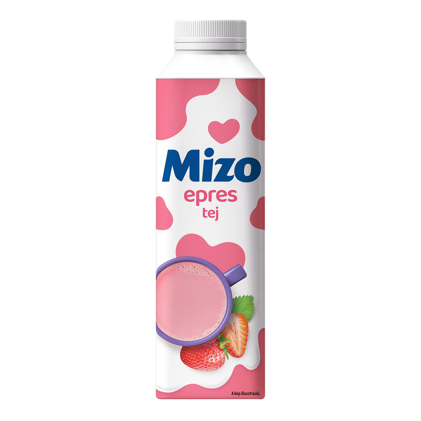 Mizo zsírszegény epres tej 450 ml