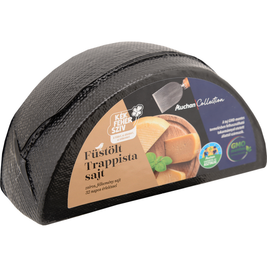 Auchan Collection Gazdától az asztalig füstölt felezett trapista sajt Ft/kg