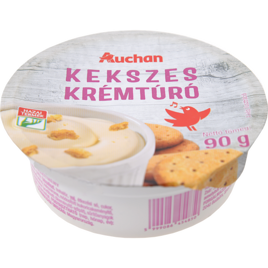 Auchan Kedvenc kekszes krémtúró 90 g
