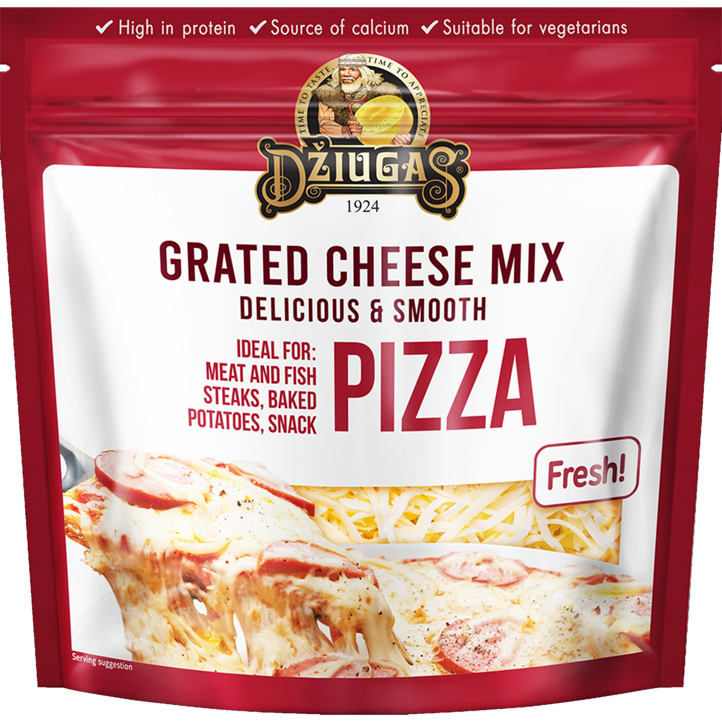 Džiugas Mix Pizza reszelt sajtkeverék 200 g