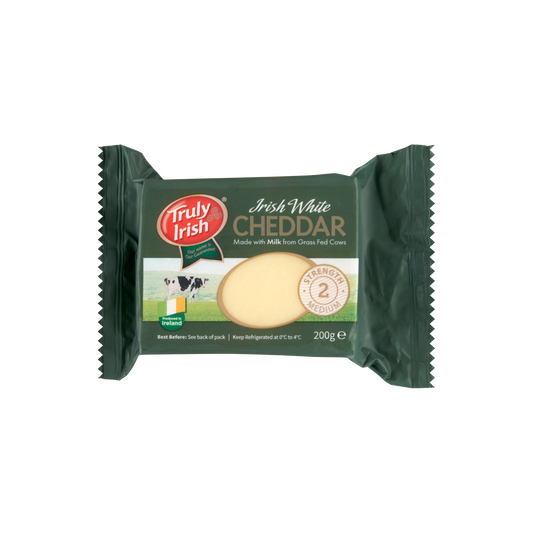 Truly Irish fehér, zsíros, kemény cheddar sajt 200 g