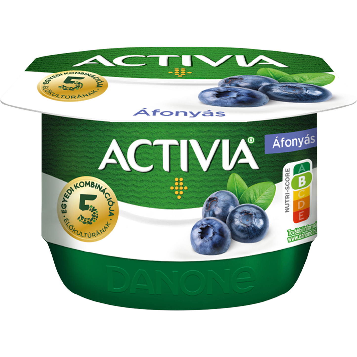 Danone Activia élőflórás áfonyás-fekete ribizlis joghurt 125 g