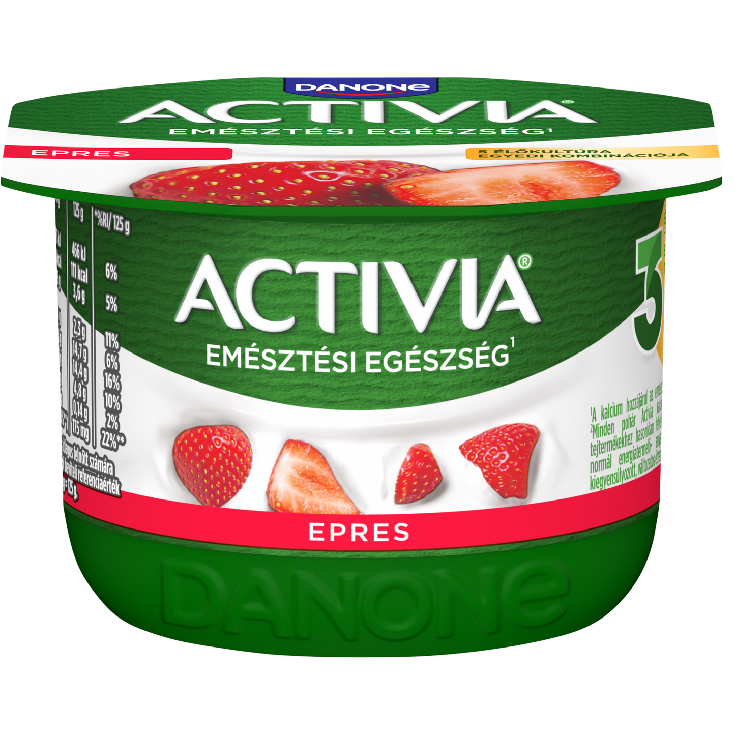 Danone Activia élőflórás epres joghurt 125 g