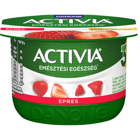Danone Activia élőflórás epres joghurt 125 g