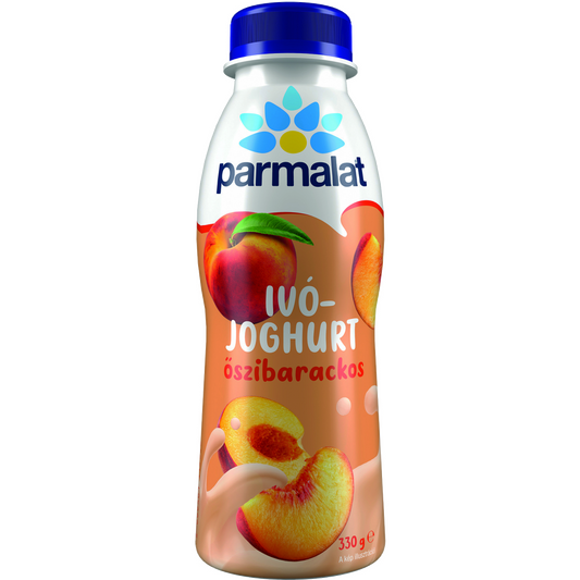 Parmalat zsírszegény őszibarackos ivójoghurt 330