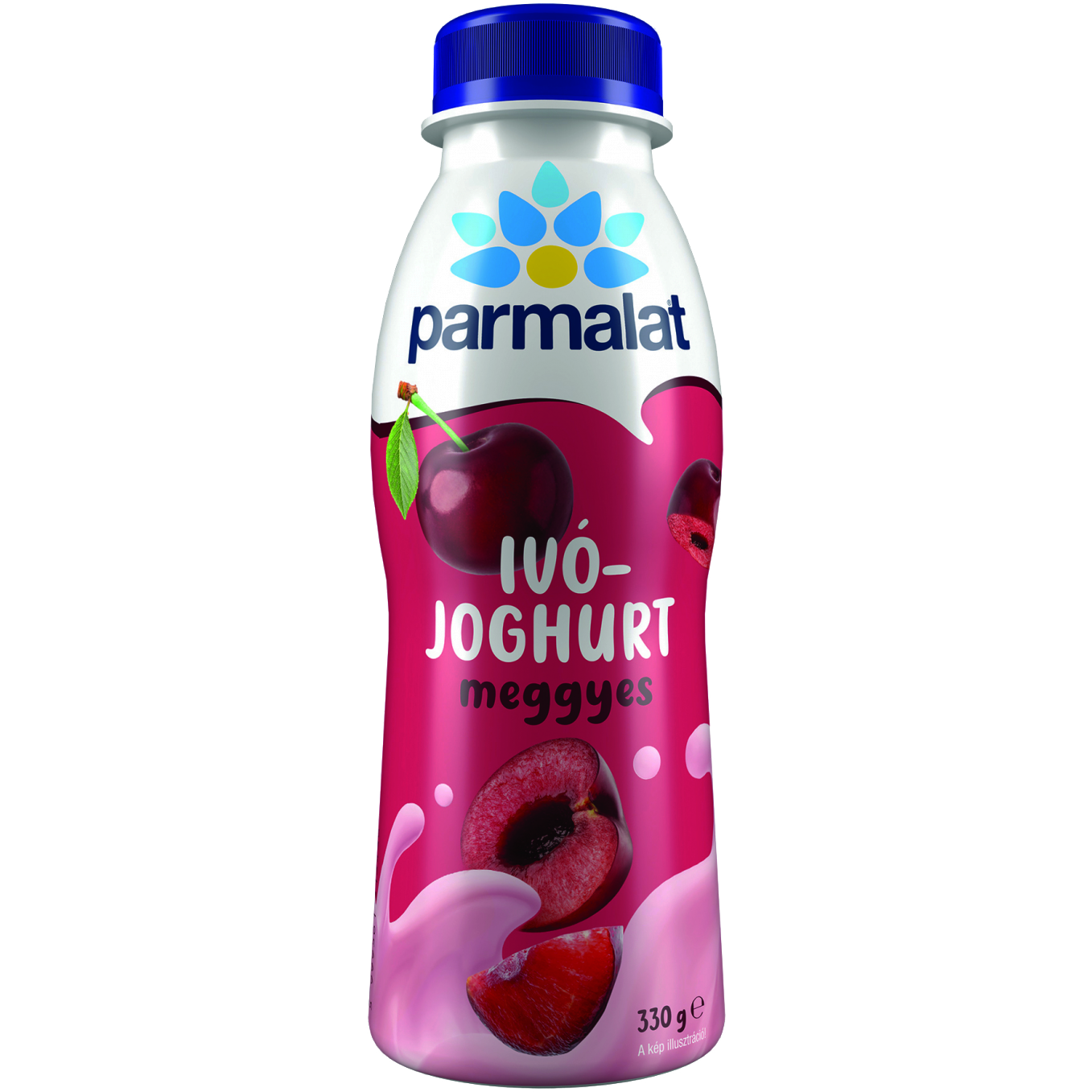 Parmalat zsírszegény meggyes ivójoghurt 330 g