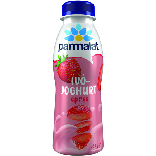 Parmalat zsírszegény epres ivójoghurt 330 g