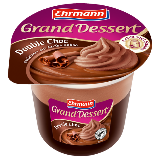 Ehrmann Grand desszert dupla csokoládés 190 g