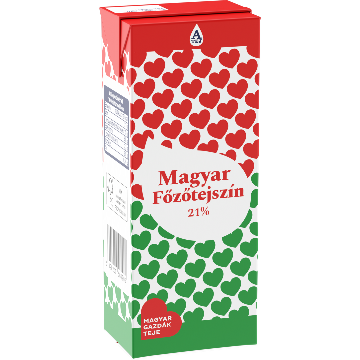 Magyar Főzőtejszín UHT főzőtejszín 21% 180 ml