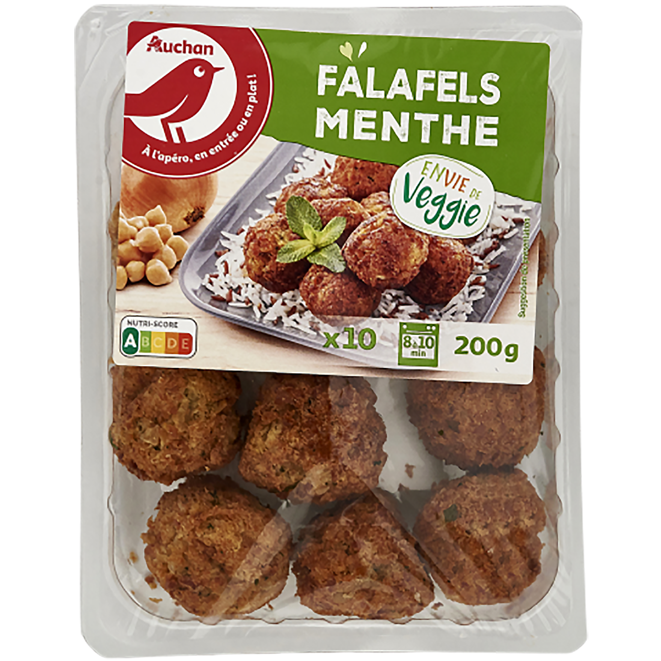 Auchan Kedvenc mentás falafel 200 g