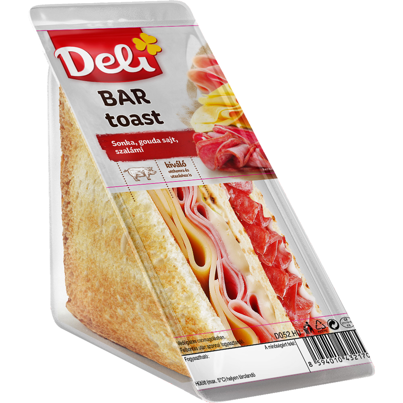 Deli - Bar Toast Szendvics 140g