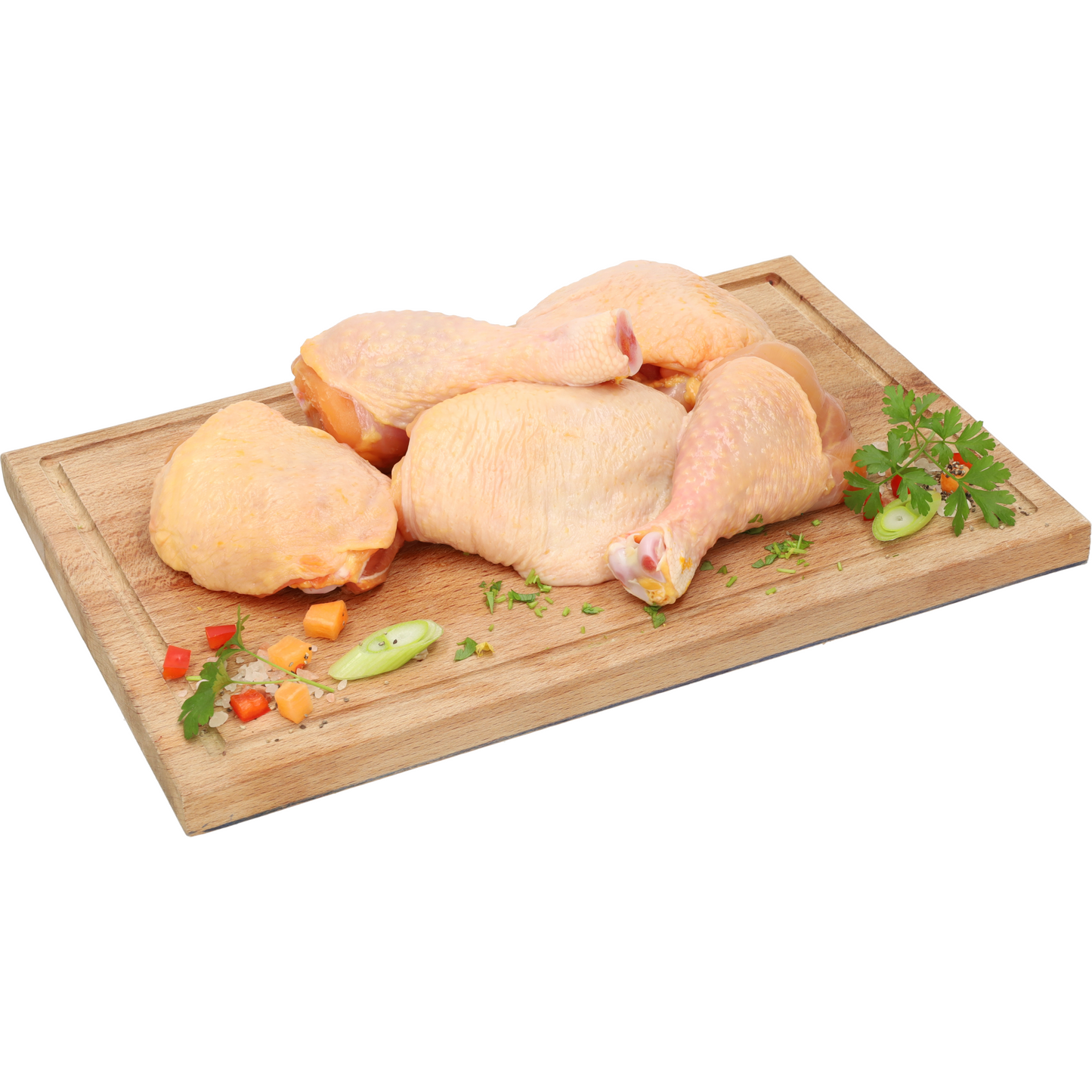 Gazdától az asztalig friss csirke comb mix, GMO-mentes termelésből, védőgázas csomagolásban, 700 g