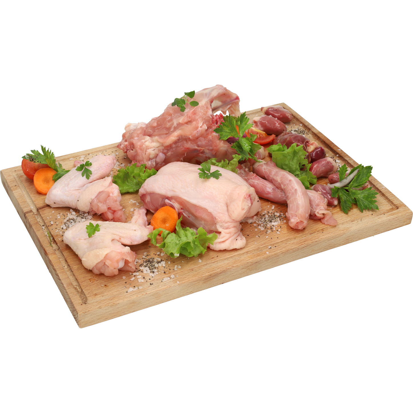 Gazdától az asztalig friss csirke levestál, GMO-mentes termelésből, védőgázas csomagolásban, 750 g