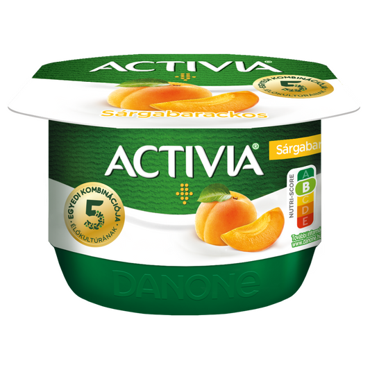 Danone Activia élőflórás sárgabarackos joghurt 125 g