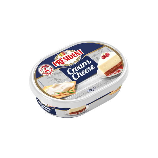 Président Cream Cheese natúr sajtkrém ízű szendvicskrém 180 g
