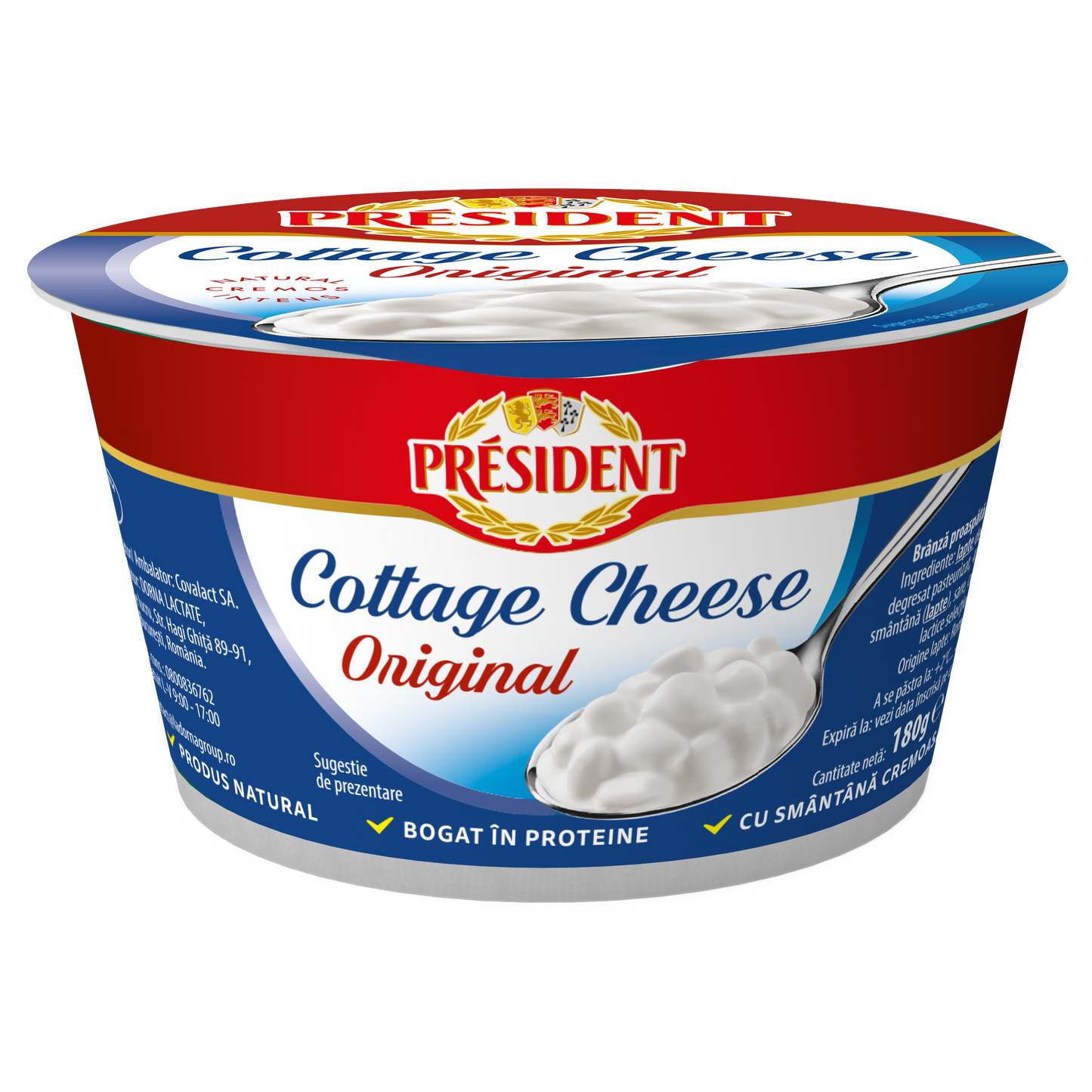 President kenhető krém friss sajttal és tejszínnel 180 g