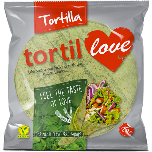 Tortivelle tortilla spenótos 240g