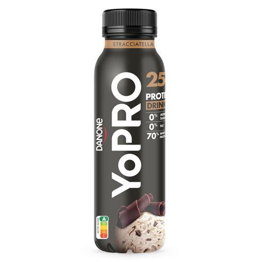 Danone YoPro sztraccsatellaízű sovány joghurtital édesítőszerekkel 300 g