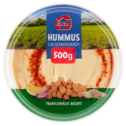 Fanan hummus natúr csicseriborsókrém 500 g