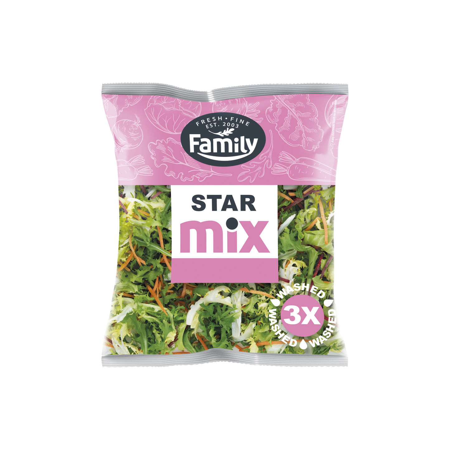 Family Star mix friss salátakeverék 80 g