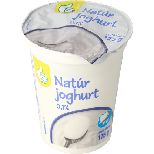 Auchan Tipp natúr joghurt 0,1% 175 g