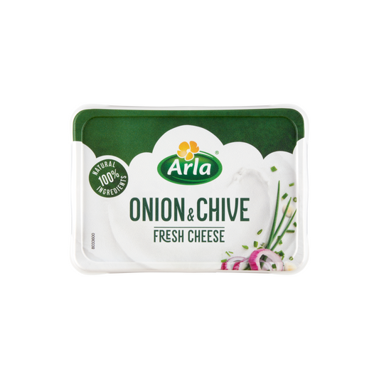 Arla friss, zsíros, lágy krémsajt hagymával és metélőhagymával 200 g