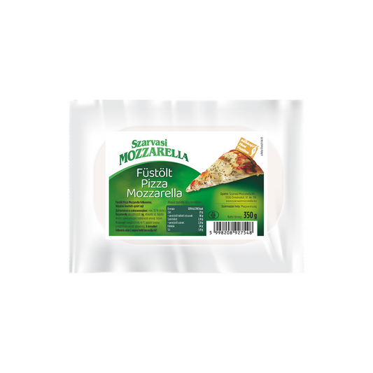 Szarvasi Mozzarella füstölt pizza mozzarella félkemény, félzsíros hevített-gyúrt sajt 350 g
