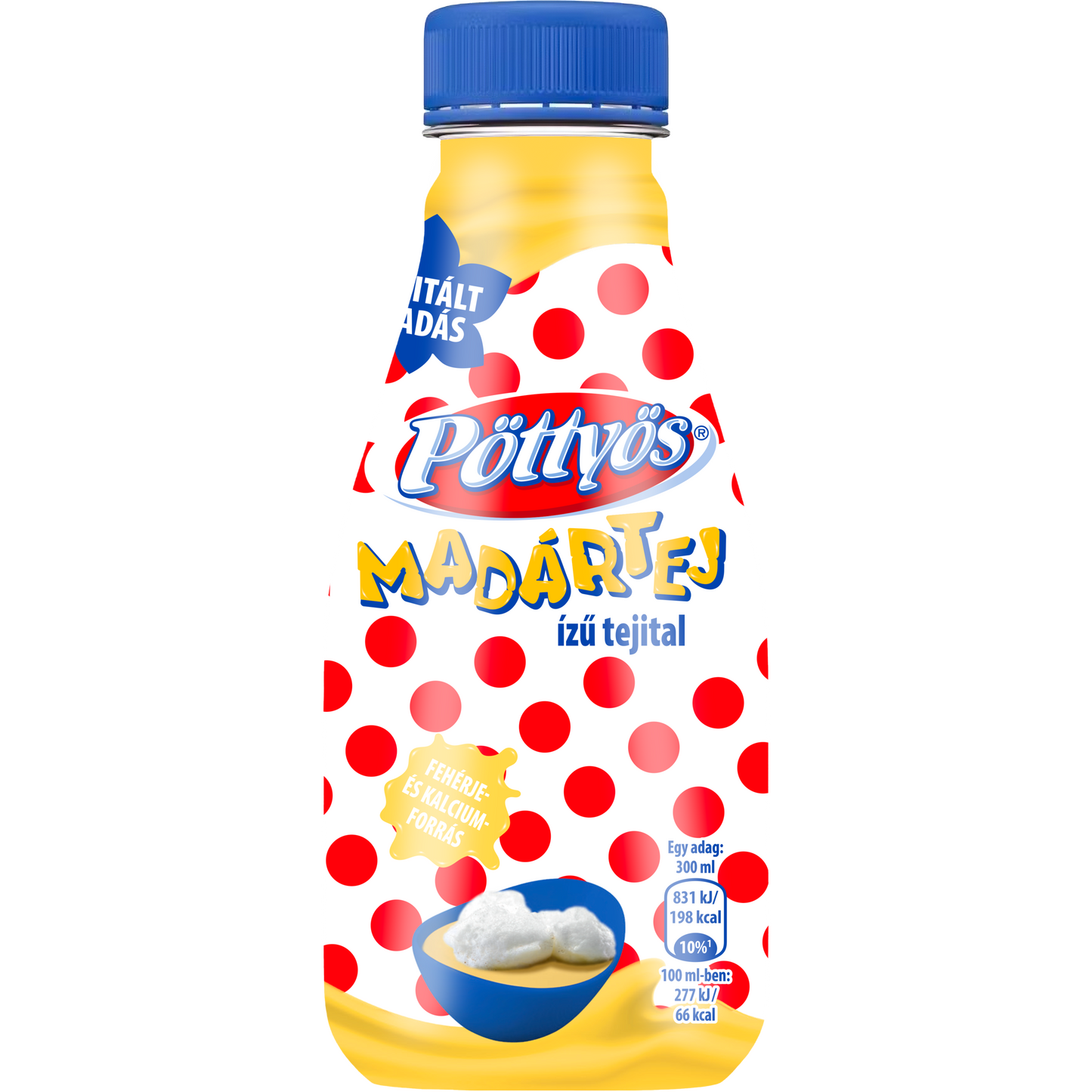 Pöttyös UHT, zsírszegény, madártej ízű tejital 300 ml