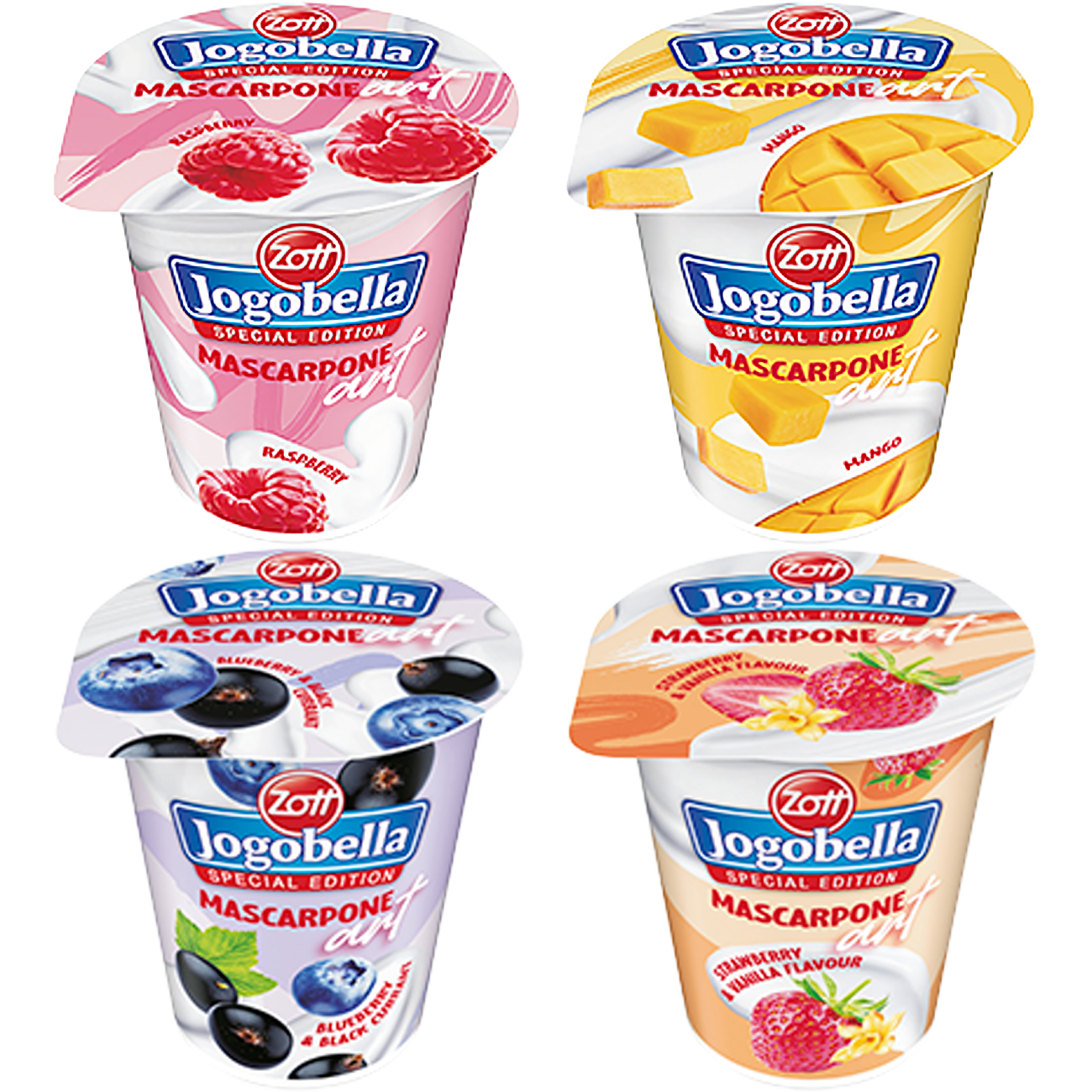 Zott Jogobella élőflórás, zsíros, mascarpone ízű joghurt 150 g