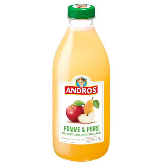 Andros alma és körtelé, préselt,  C-vitaminban gazdag 1 l