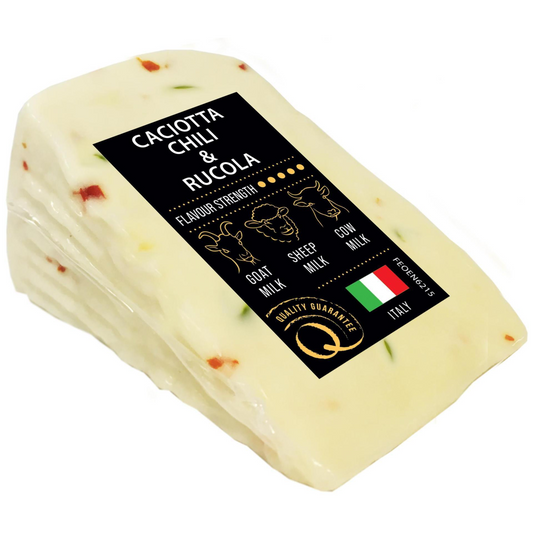 Caciotta Chili/Rucola 130 g