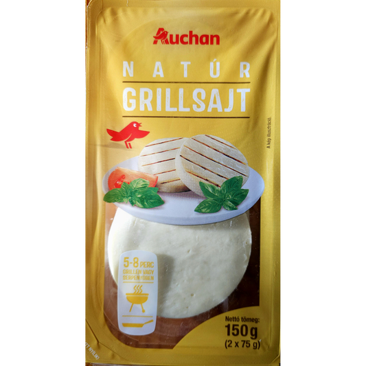 Auchan Kedvenc grillsajt natúr 2x75 g