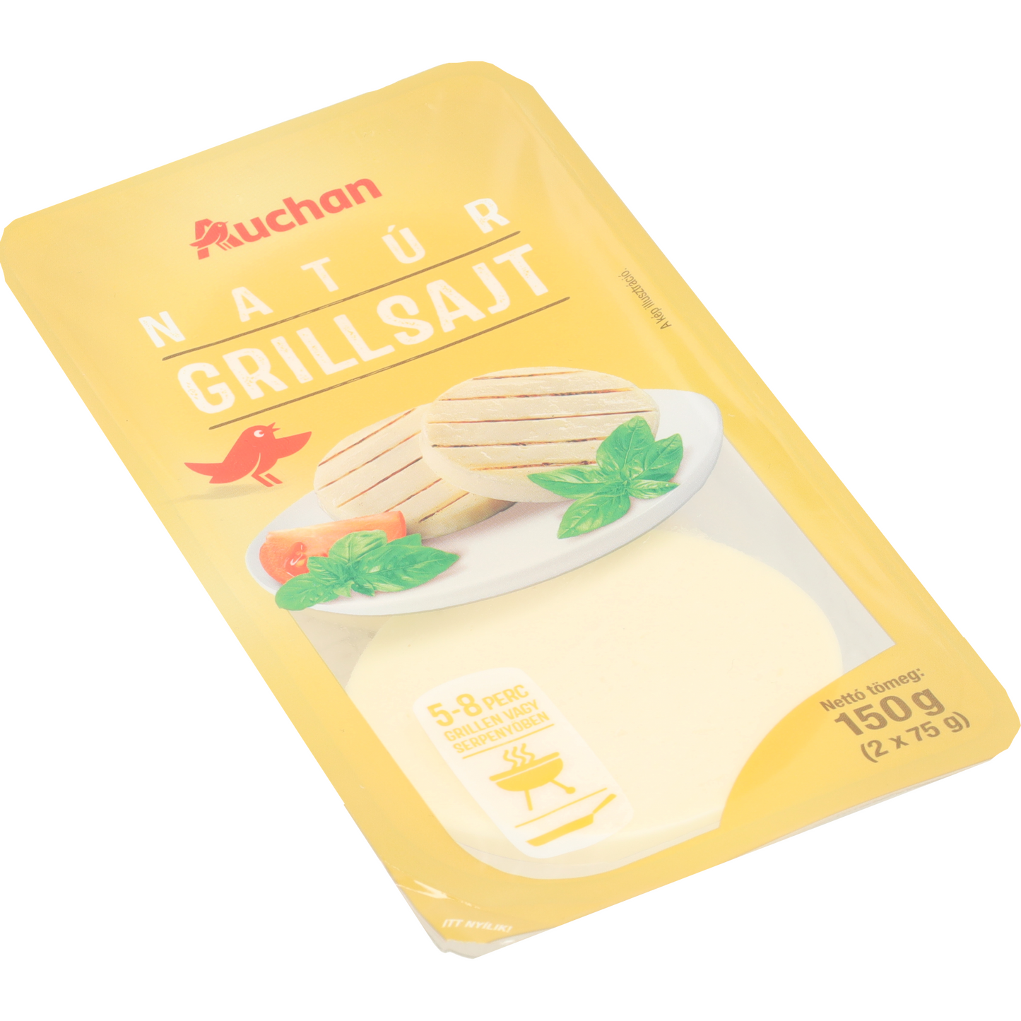 Auchan Kedvenc grillsajt natúr 2x75 g