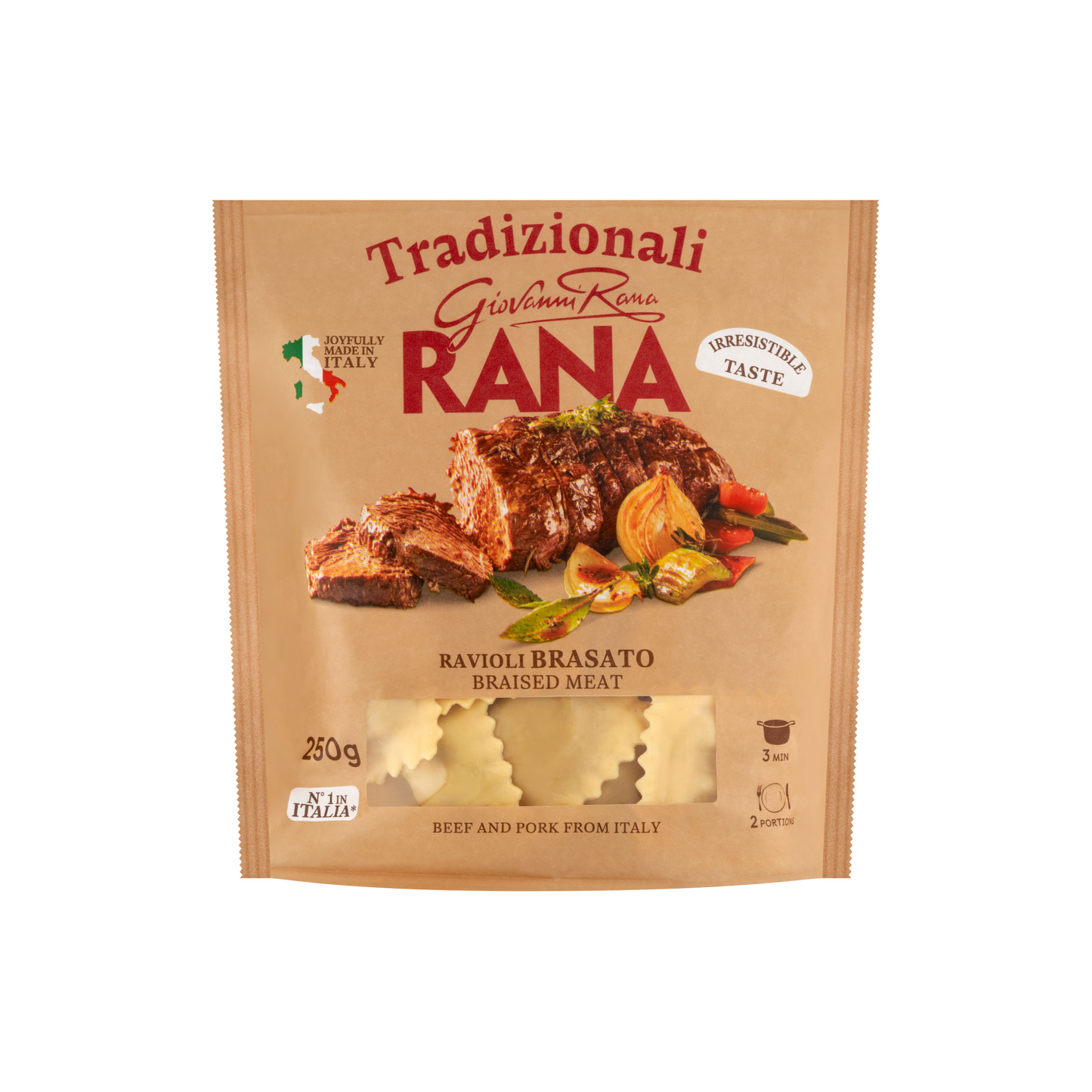Giovanni Rana Brasato párolt húsos ravioli 250 g